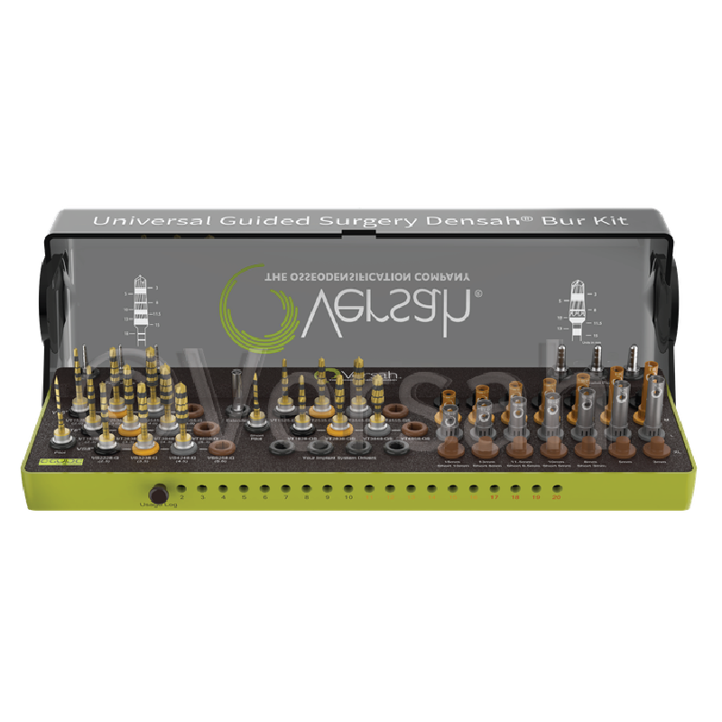 Universal Guided Surgery Densah Bur Kit Medium and Large Stops
