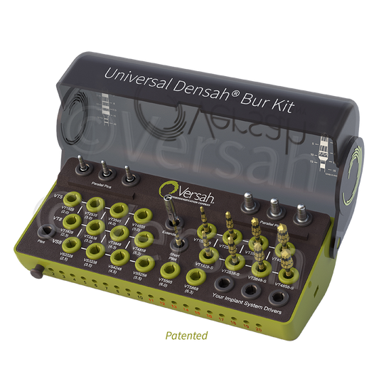 Universal Short Densah Bur Kit with Short Tapered Pilot Drill